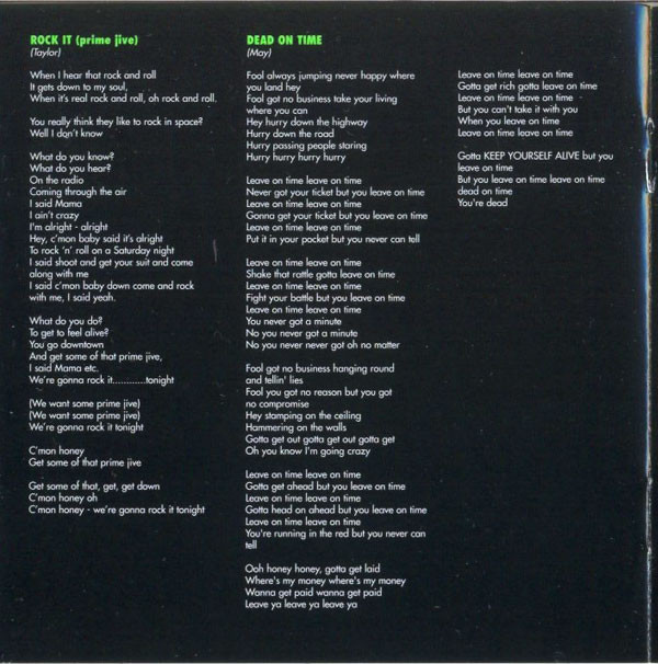 Queen  Deep Cuts; Volume 2 : Booklet 6